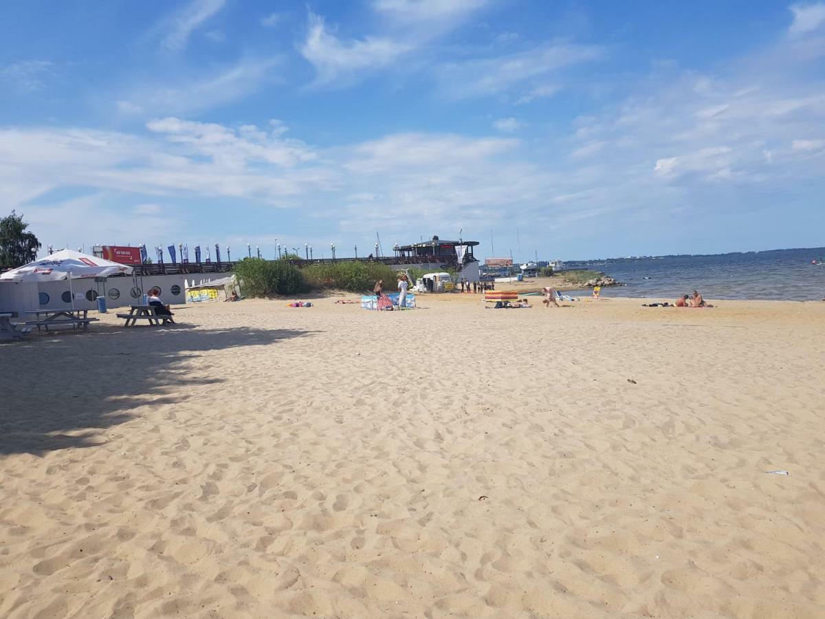 Apartament "Zloty Relaks" Tuz Przy Plazy Z Balkonem Z Widokiem Na Hel I Hamakami Puck Esterno foto